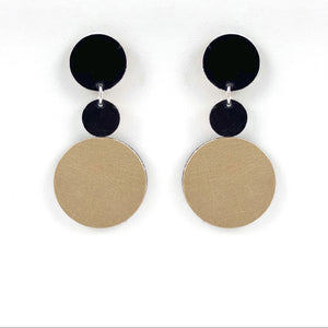 Tri Polka Dot Earrings II