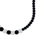 Black | White Polka Dot Necklace